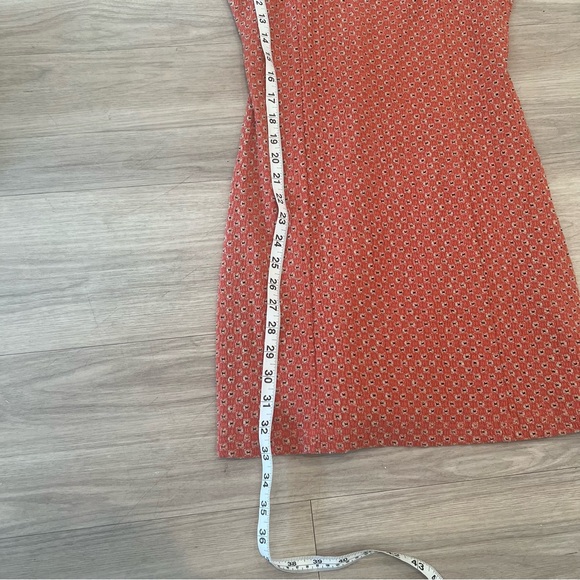 Free People Taking Hearts Mini Dress Knit Retro Style size Small - Picture 9 of 11